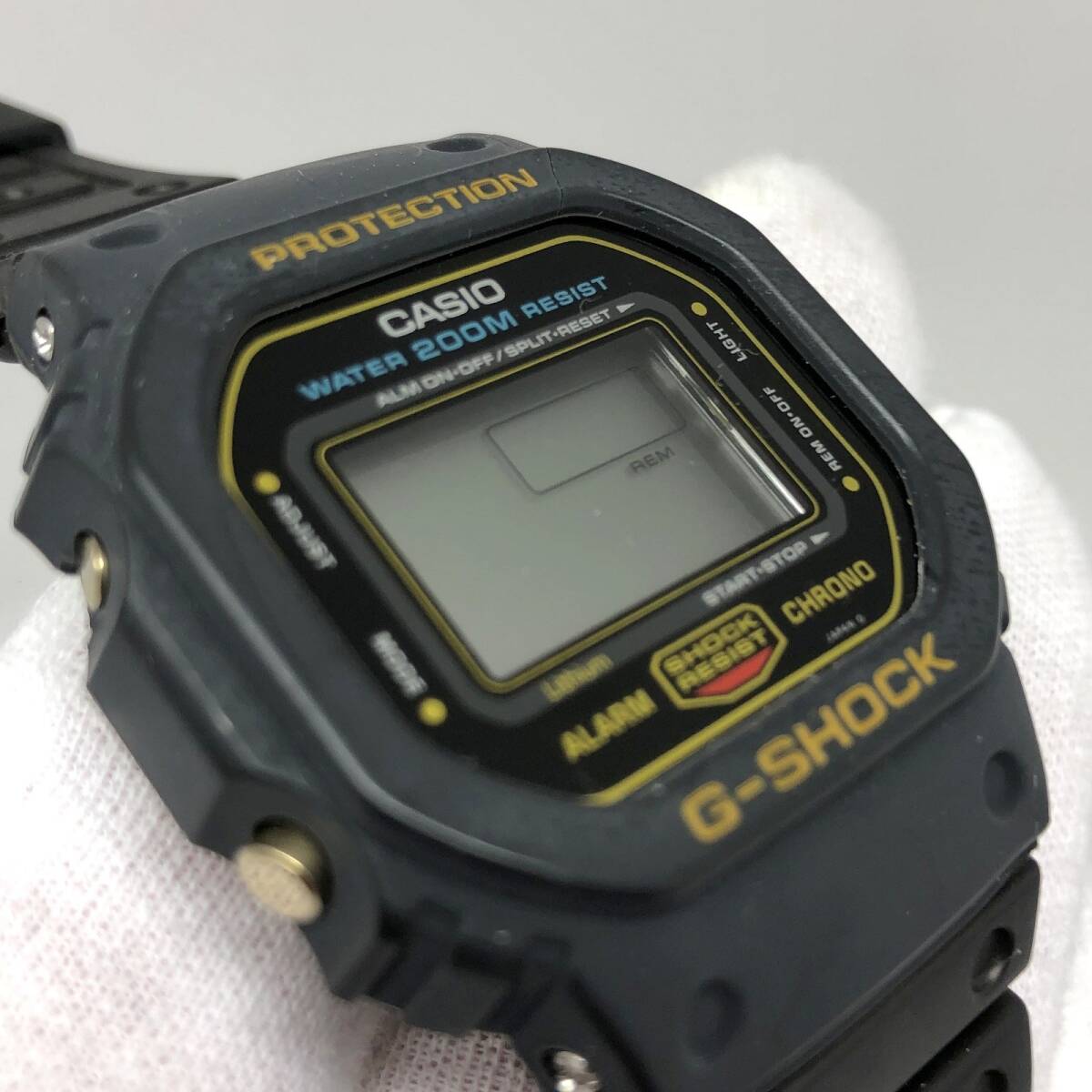 ジャンク G-SHOCK ジーショック CASIO カシオ 腕時計 DW-5600C レストア 901 スクリューバック スピード 豆ライト 【ITJE40P1BDH6】の画像4