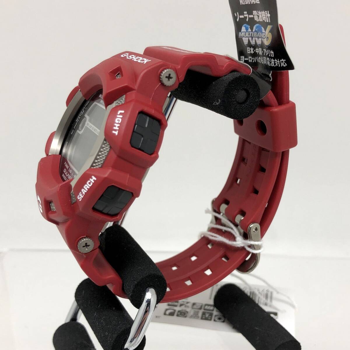 G-SHOCKji- shock CASIO Casio wristwatch GULFMAN Gulf man Tough Solar digital MEN IN RESCUE RED men's GB[ITGW0RCKRN2W]