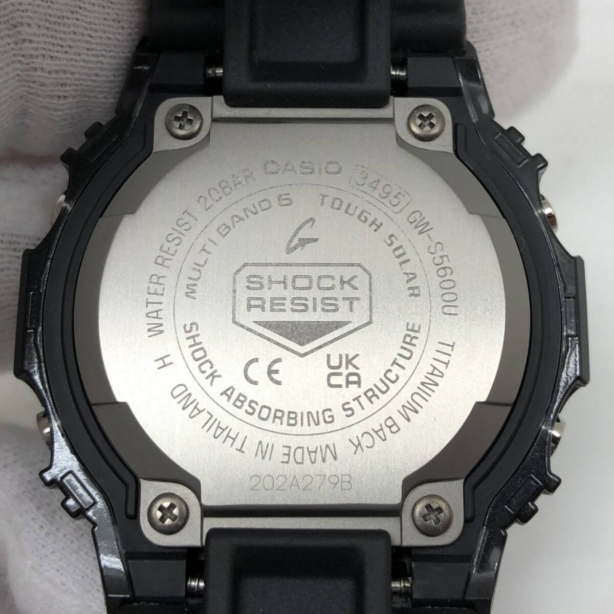 G-SHOCK 【ITF4UWRJFCD4】 CASIO カシオ 腕時計 GW-S5600U-1 デジタル ブラック スケルトン 電波ソーラー タフソーラー 樹脂 メンズ_画像9