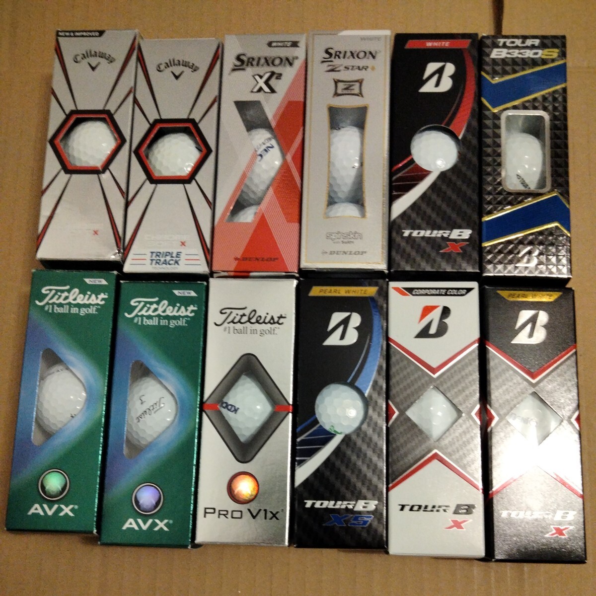 ゴルフボール Titleist Callaway Srixon ３ダース_画像1