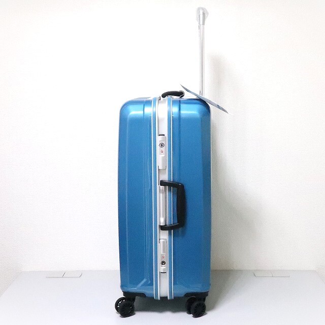 新品 スーツケース mサイズ 中型大型 軽量 フレーム TSA 海外旅行 4泊5泊6泊 4輪 双輪 人気 キャリーケース ターコイズ ブルー 青 M399_画像3