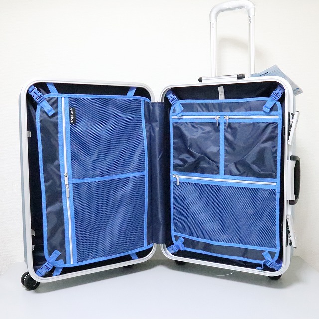 新品 スーツケース mサイズ 中型大型 軽量 フレーム TSA 海外旅行 4泊5泊6泊 4輪 双輪 人気 キャリーケース ターコイズ ブルー 青 M399_画像5