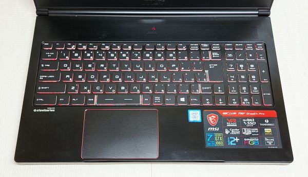 ♪♪ msi☆GS63VR 7RF Stealth Pro☆Core i7-7700HQ/32G/SSD512G☆GeForce GTX1060☆Windows10☆AC欠 ♪♪_画像2