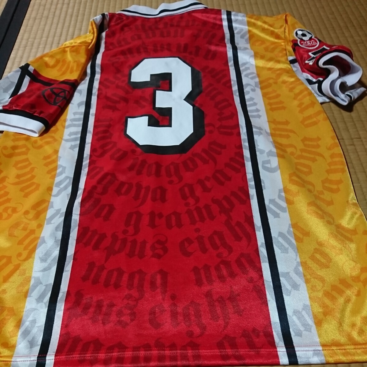 Jリーグ名古屋グランパス ユニフォーム 背番号3 大岩剛 実使用 Jリーグ名古屋グランパス ユニフォーム 背番号3 大岩剛 実使用