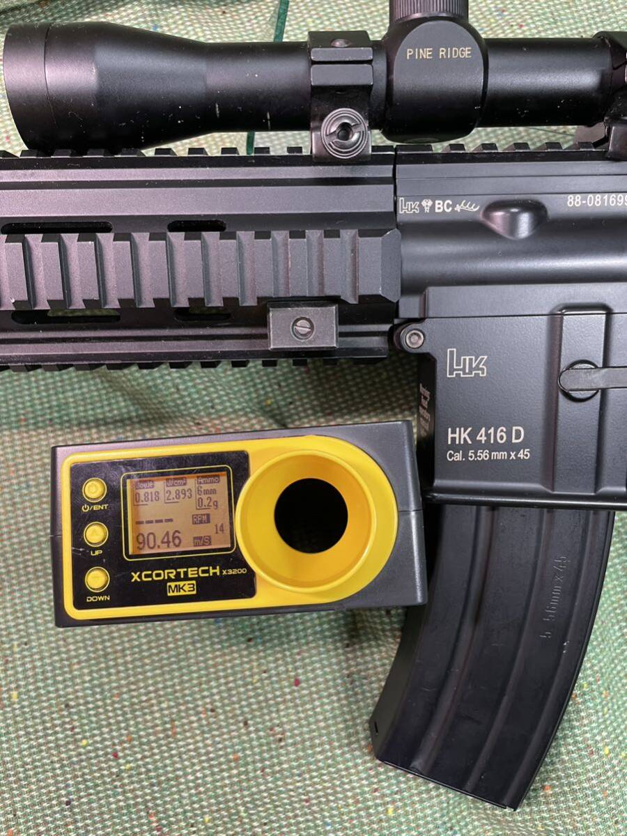 東京マルイ HK416D 次世代電動ガン スコープ付。の画像9