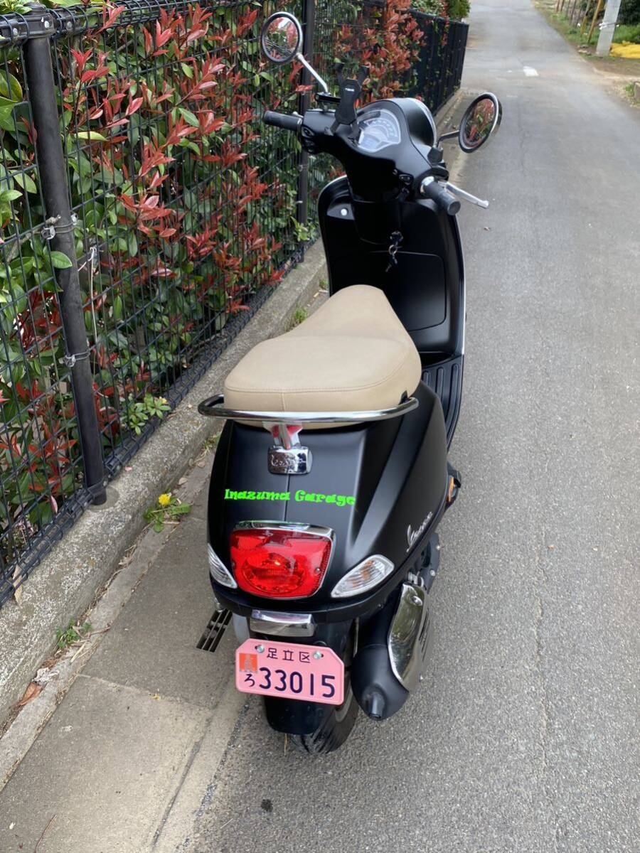 ベスパ LX125 ３V TECH FI 走行僅か840km！ イタリアン高級スクーター！ 希少なマットネーロカラー！ 安定のインジェクション！ の画像4