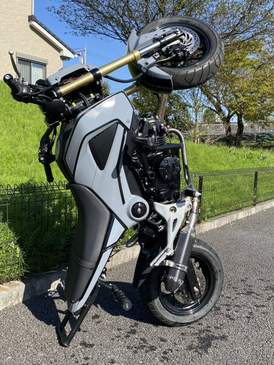 カスタム多数！！低走行！！ホンダ HONDA グロム 125cc GROM MSX スタント仕様 スタントカスタム スタント練習用 ウィリー用もの画像4