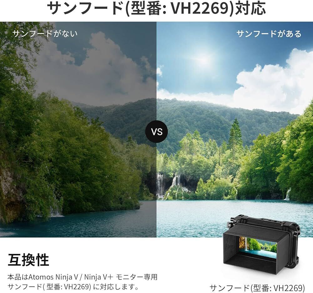 SMALLRIG Atomos Ninja V/Ninja V＋ モニター専用ケージ-CMA2209_画像4