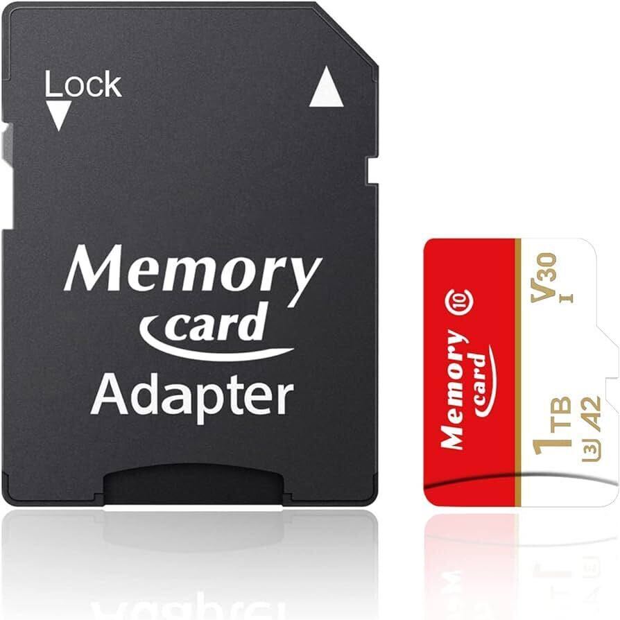 マイクロsdカード 1TB microSDXC UHS-1 U3 V30 4K Ultra HD アプリ最適化 A2対応 SDアダプター付_画像1