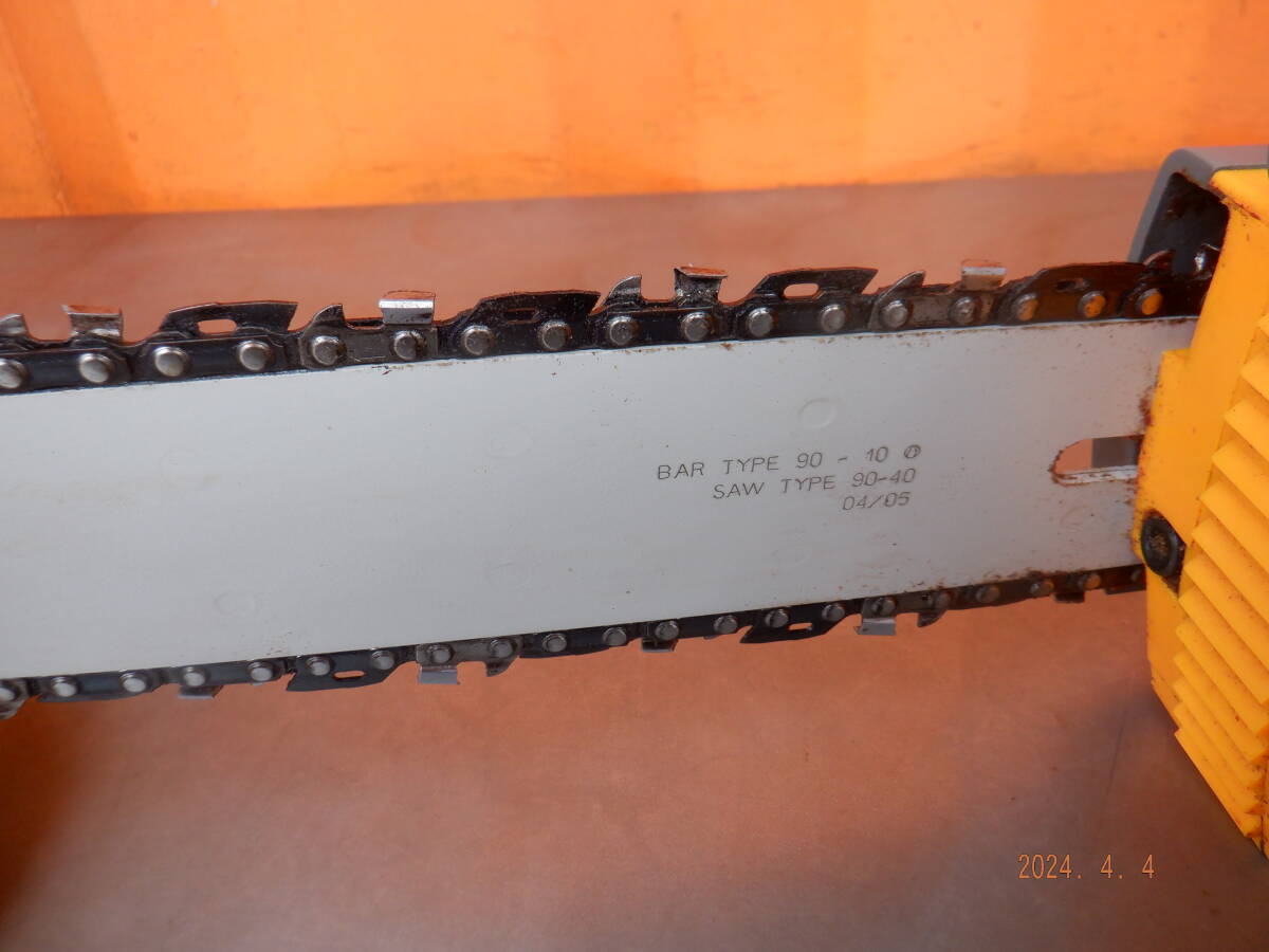 RYOBI 電気チェーンソー 送料1800円 CS-2500 25cm 超軽量 ハーフトップハンドル リョービ チェンソー 自動給油 電動工具 箱付き の画像9