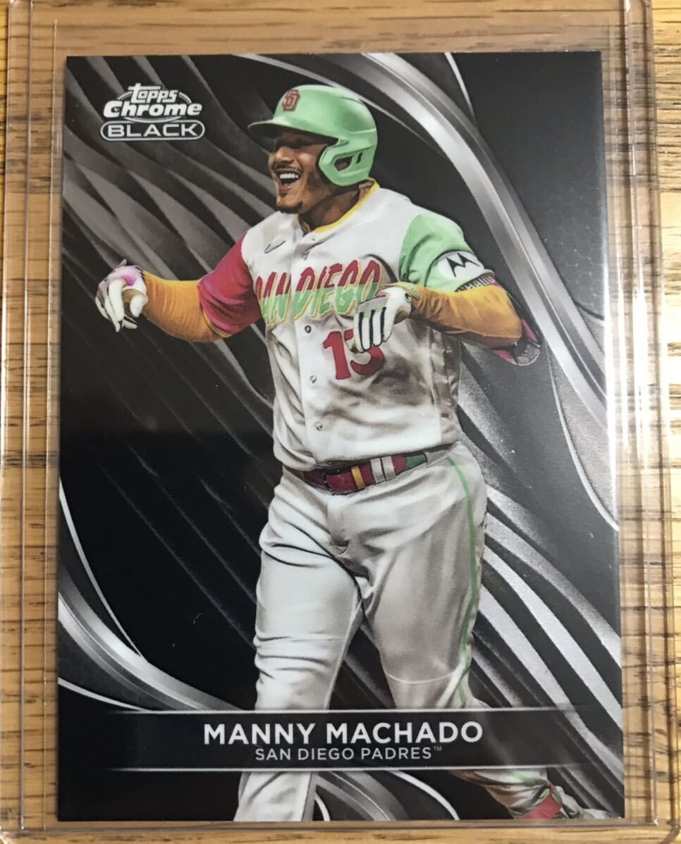 2024 Topps Chrome Black ベースカード　3枚セット bo bichette manny machado Rafaela RC ボー・ビシェット　マニーマチャド　ルーキー_画像2