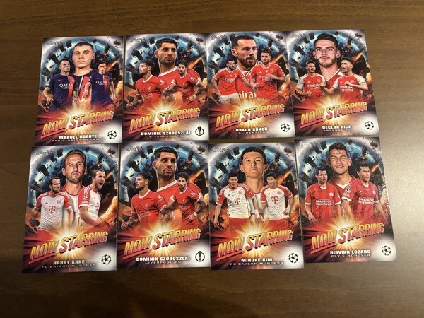 2023-24 TOPPS UEFA COMPETITIONS SOCCER NOW STARRING 8枚セットの画像1