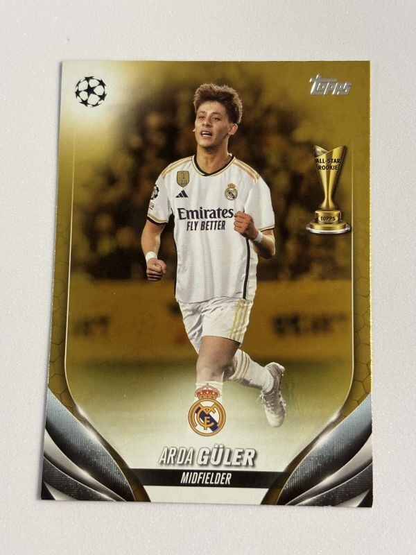 2023-24 TOPPS UEFA COMPETITIONS SOCCER Arda Guler Inferno Foilの画像1
