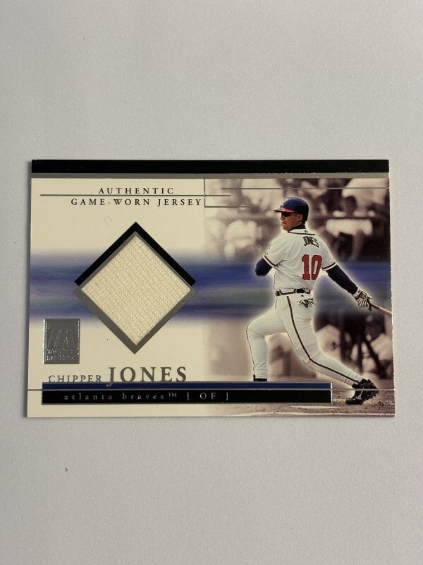 2002 TOPPS RESERVE BASEBALL Chipper Jones Relicの画像1