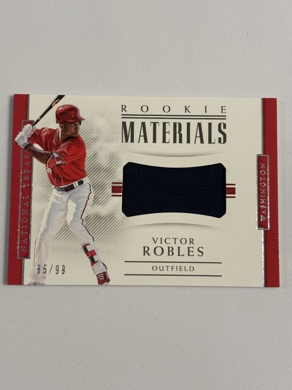 2018 PANINI NATIONAL TREASURES BASEBALL Victor Robles Relic /99の画像1