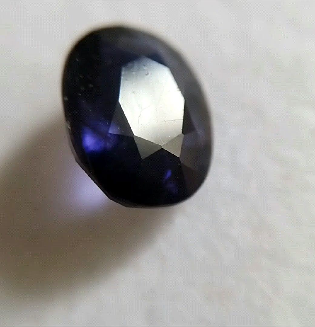 【A19】天然アイオライト 1.80ct 約9.1×7.3×4.8mm ルース