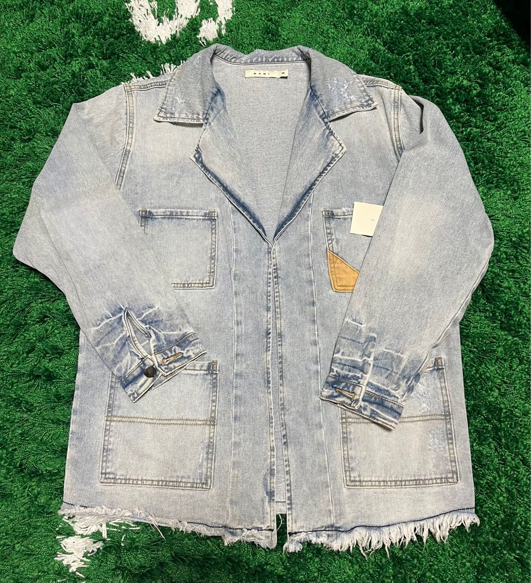mnml デニム ジャケット Paneled Denim Jacket Mサイズ|Yahoo mnml デニム ジャケット Paneled Denim Jacket Mサイズ|Yahoo