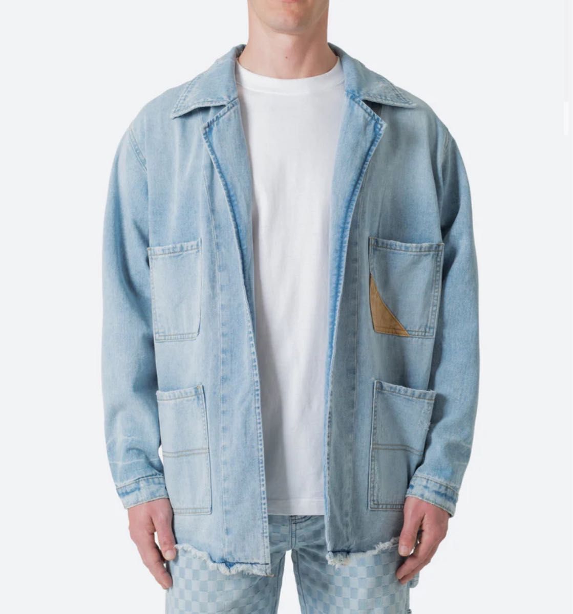 mnml デニム ジャケット Paneled Denim Jacket Mサイズ|Yahoo mnml デニム ジャケット Paneled Denim Jacket Mサイズ|Yahoo