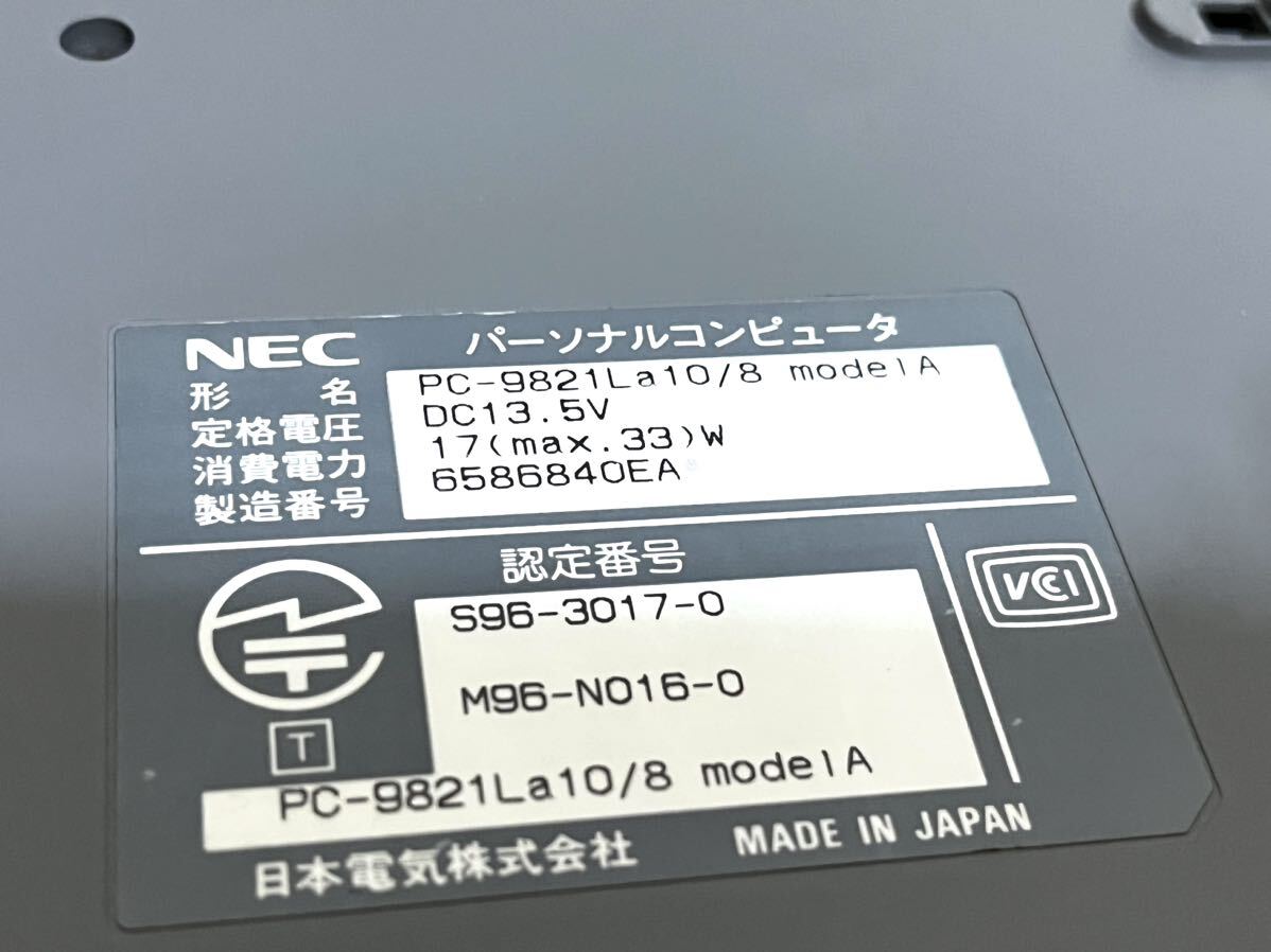 NEC PC-9821 La10/8 model Aの画像10