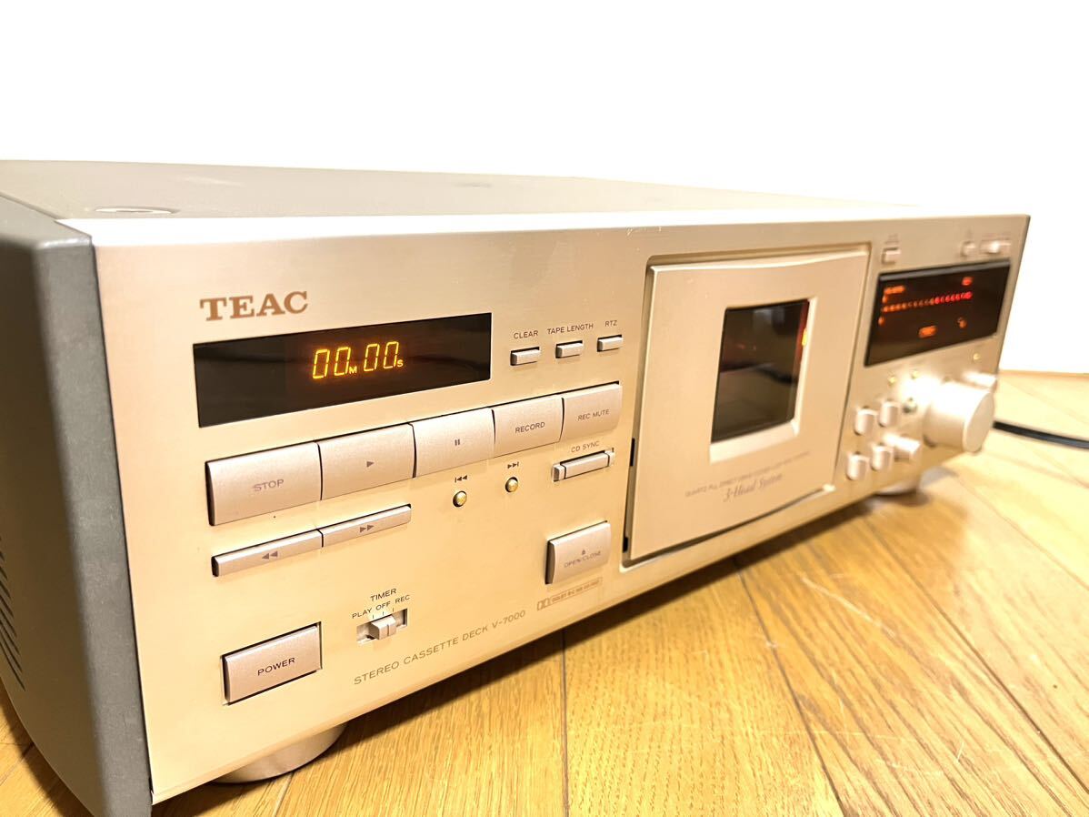 TEAC 3ヘッド カセットデッキ V-7000の画像2