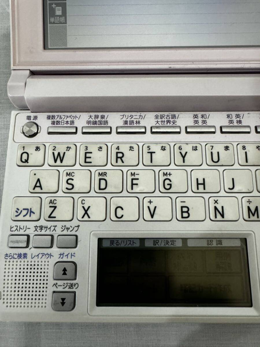 CASIO カシオ EX-word XD-A3800 電子辞書 稼動品 ピンクの画像9