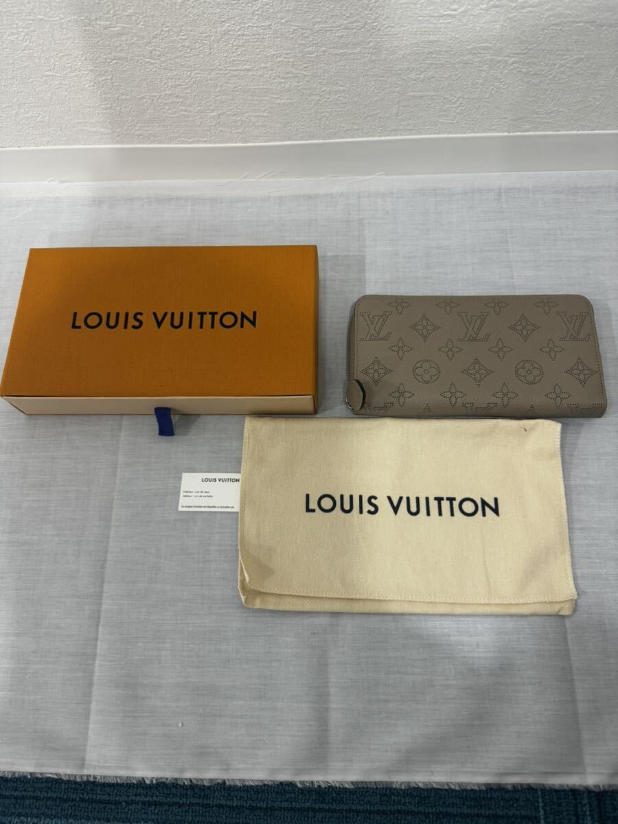 【短期間限定】美品 Louis Vuitton マヒナ ガレ ジッピー・ウォレット M69821 ICチップ_画像1
