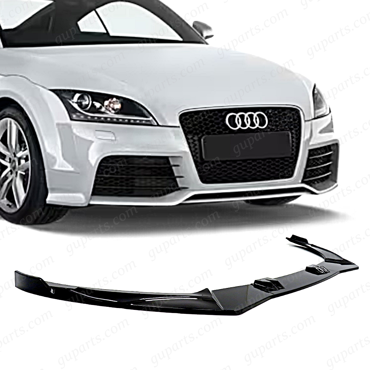  Audi TTRS 8J front splitter 2010~2015 bumper lip spoiler aero under skirt lower 8JCEPF RS plus coupe 