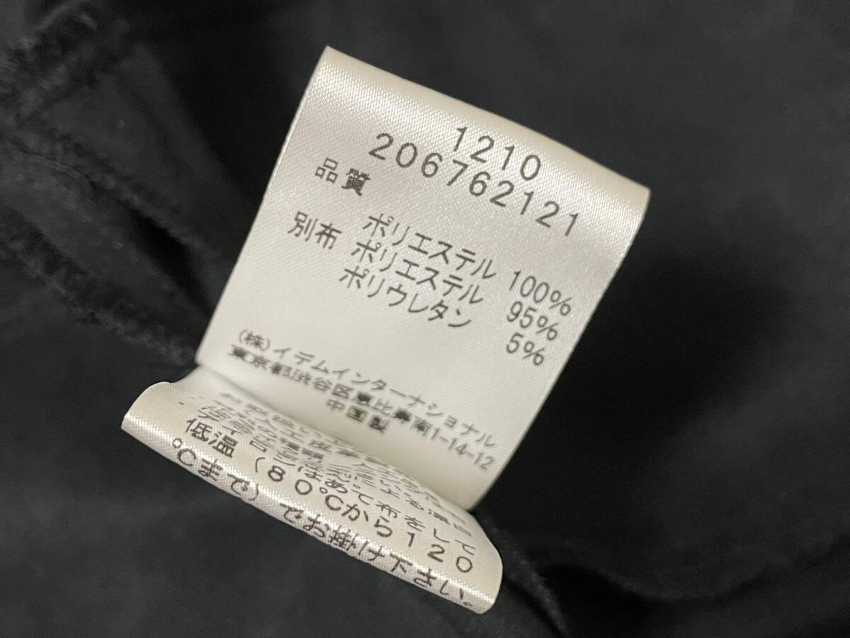 定価3万 PRIMATTIVO プリマティーボ HANAE MORI SPORTS ハナエモリ スエード 切替 ジャケット 黒 ブラック レディース 38 の画像6