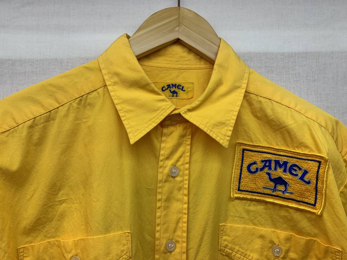 ▼ CAMEL GRAND PRIX TEAM キャメル 半袖シャツ ワークシャツ レーシングの画像3
