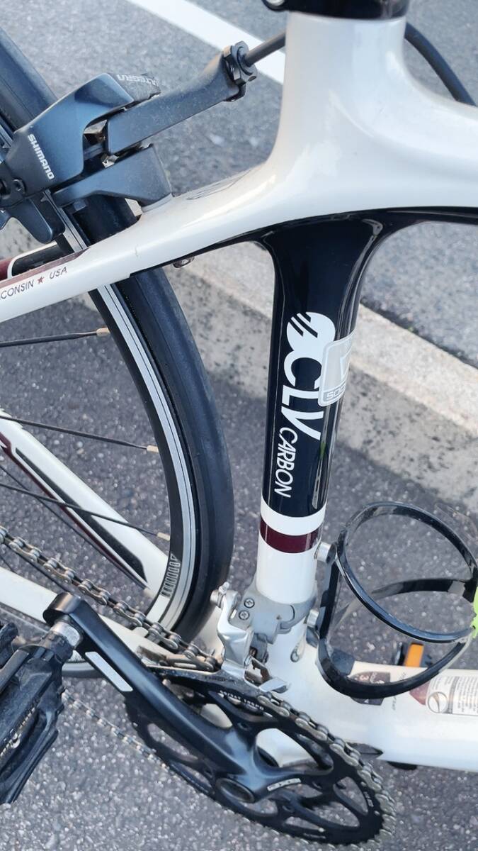 【超美品！】トレック TREK◆ マドン3.1 MADONE 3.1◆ 2012年モデル ◆カーボン◆ ロードバイク ◆50サイズ H3◆10速 ホワイト/ワインの画像4