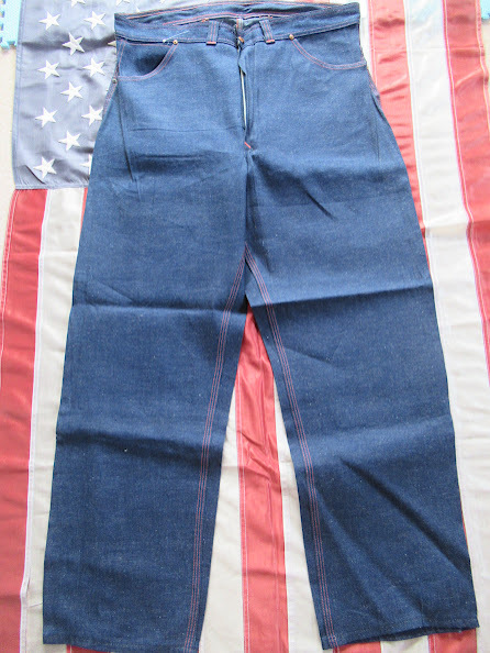 50's Vintage Dead Stock TUF-RIDERS Cowdoy Pants MADE IN CANADA W36 L30/ビンテージ/デットストック/フィフテーズ／ペインター/ワーク_画像7