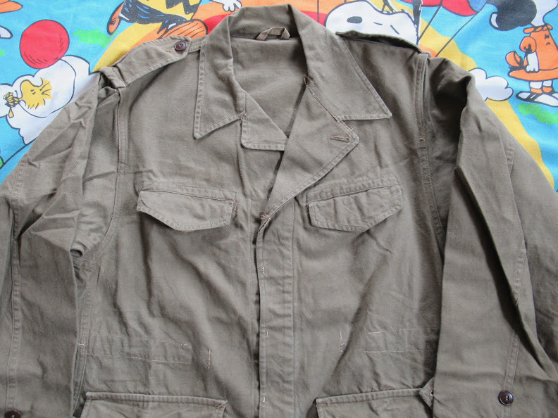 美品 50's 後期 Vintage FRENCH MILITARY M-47 size:26(MEDIUN)/ビンテージ／ミリタリー/フランス軍／フレンチ/戦闘服/の画像2