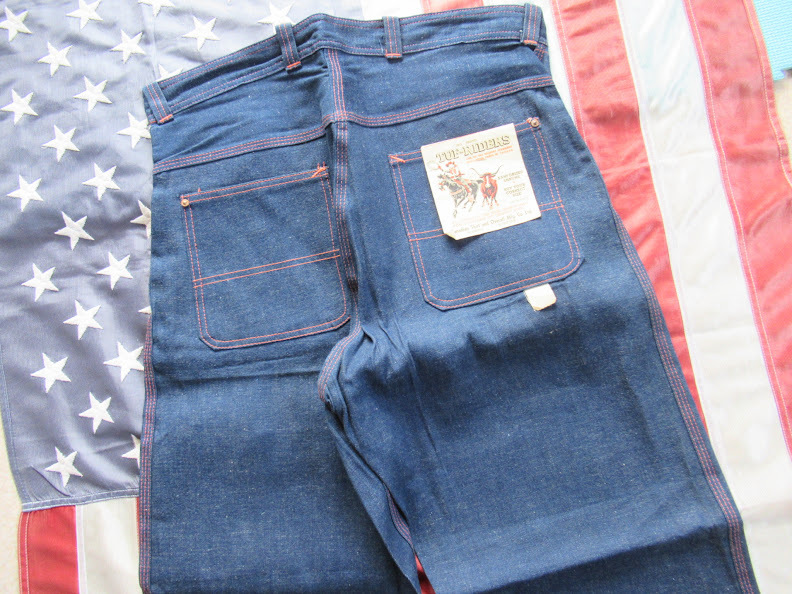 50's Vintage Dead Stock TUF-RIDERS Cowdoy Pants MADE IN CANADA W36 L30/ビンテージ/デットストック/フィフテーズ／ペインター/ワーク_画像8