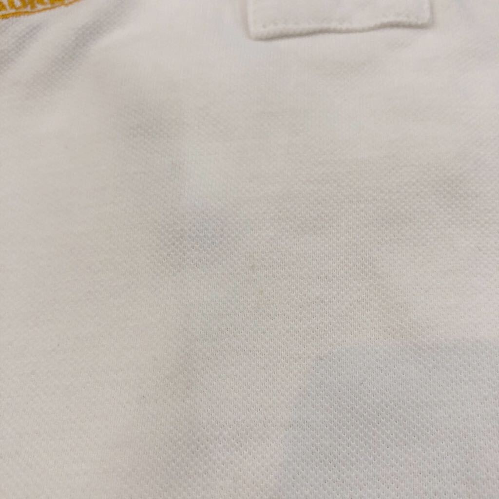B383-12 POLO RALPH LAUREN ポロラルフローレン 半袖 ポロシャツ トップス カットソー ビッグポニー 綿 100% ホワイト 白 キッズ S/P（8）_画像9