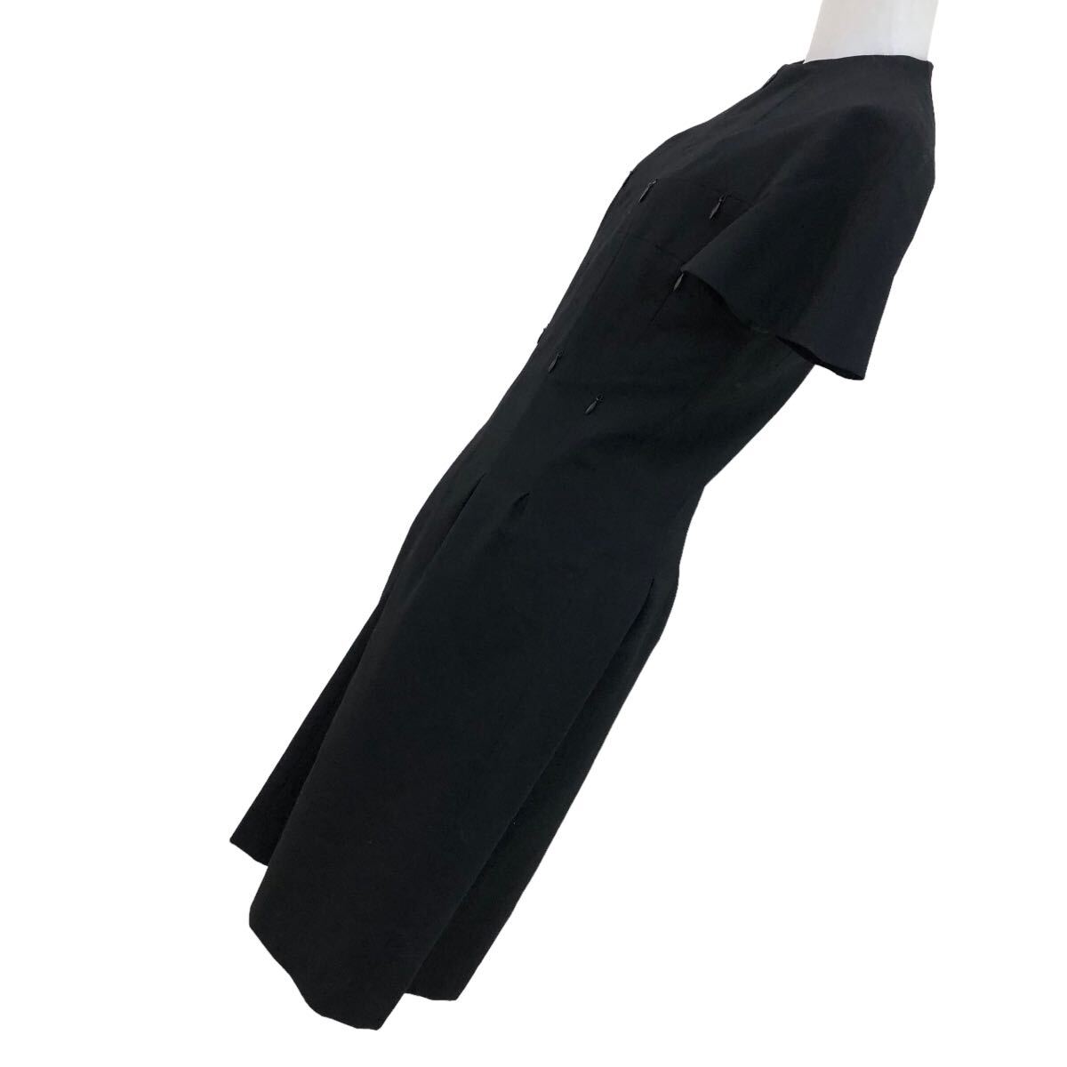 NS125 made in Japan I.S sunaokuwahara Sunao Kuwahara One-piece short sleeves One-piece flair skirt short sleeves lady's M black black 