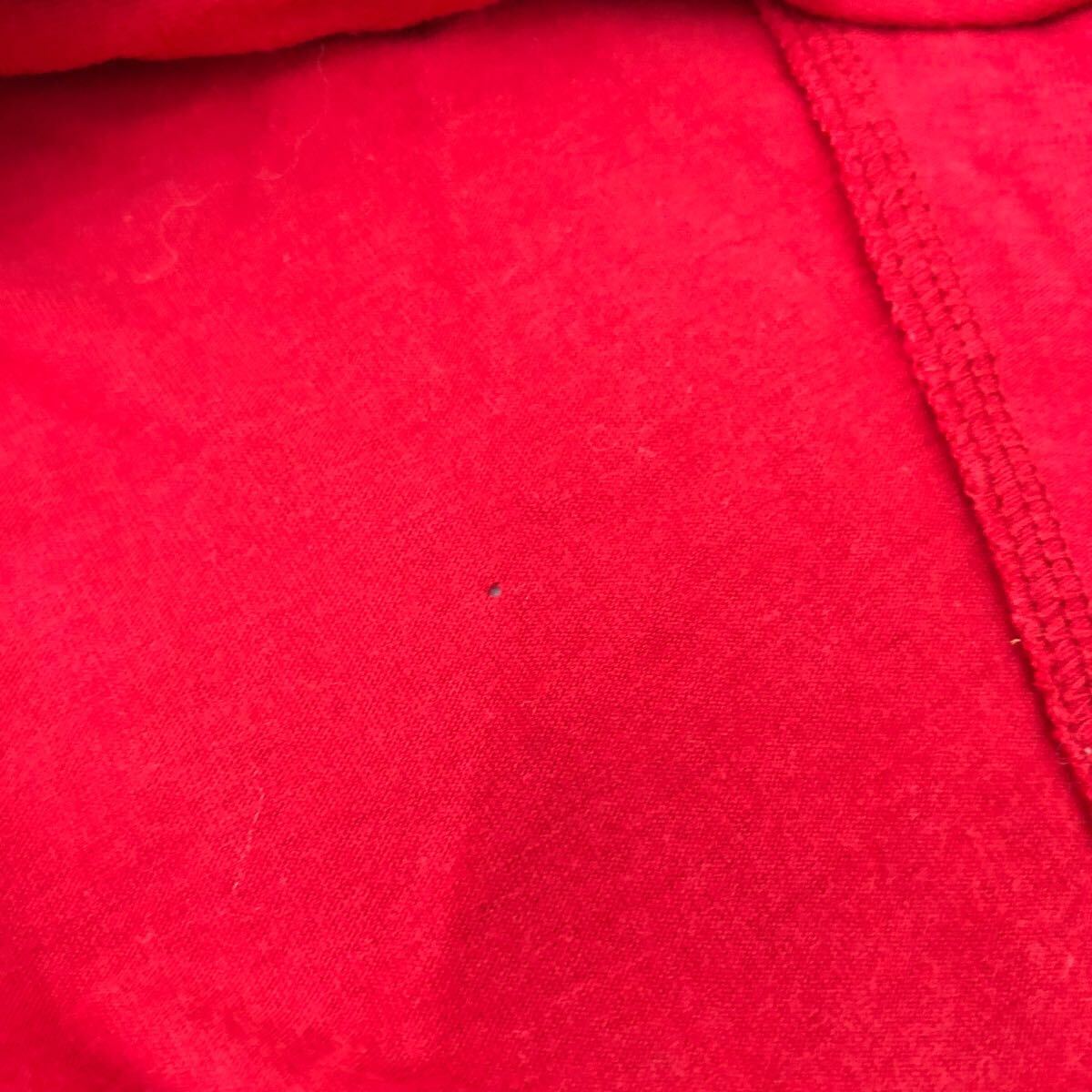 NB219-64 KETTY ケティ フード付き カットソー プルオーバー トップス 半袖 コットン 100% レッド 赤 レディース M_画像10