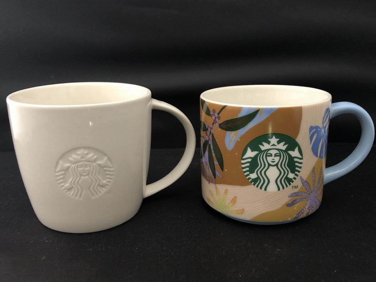 スターバックス Starbucks マグカップ 陶器製 ２点セット!! 未使用の画像1