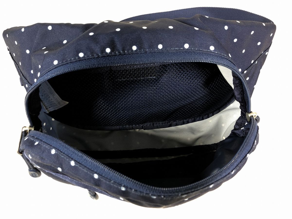 Coleman Coleman waist bag lady's navy navy blue beautiful goods one shoulder bag Z5