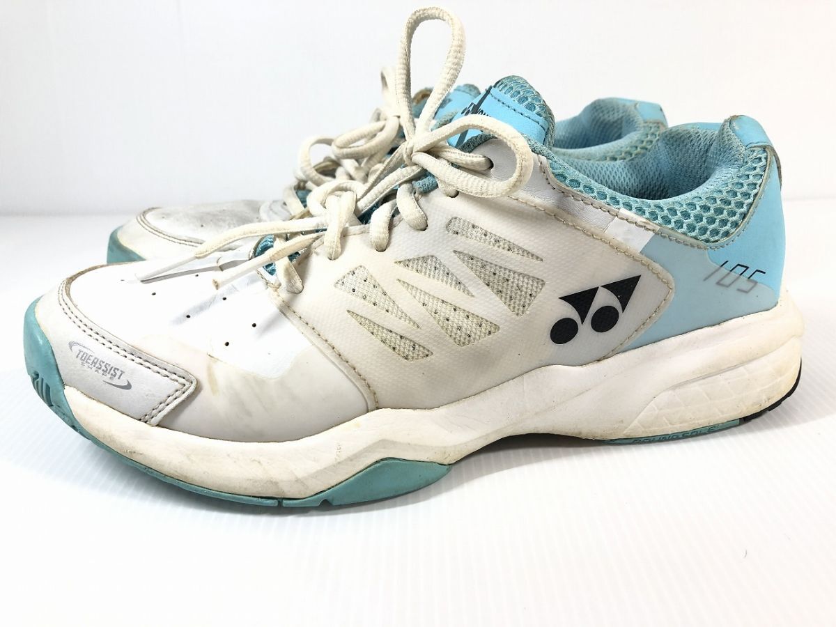ヨネックス YONEX テニスシューズ シューズ レディース 25cm 白x ヨネックス YONEX テニスシューズ シューズ レディース 25cm 白x