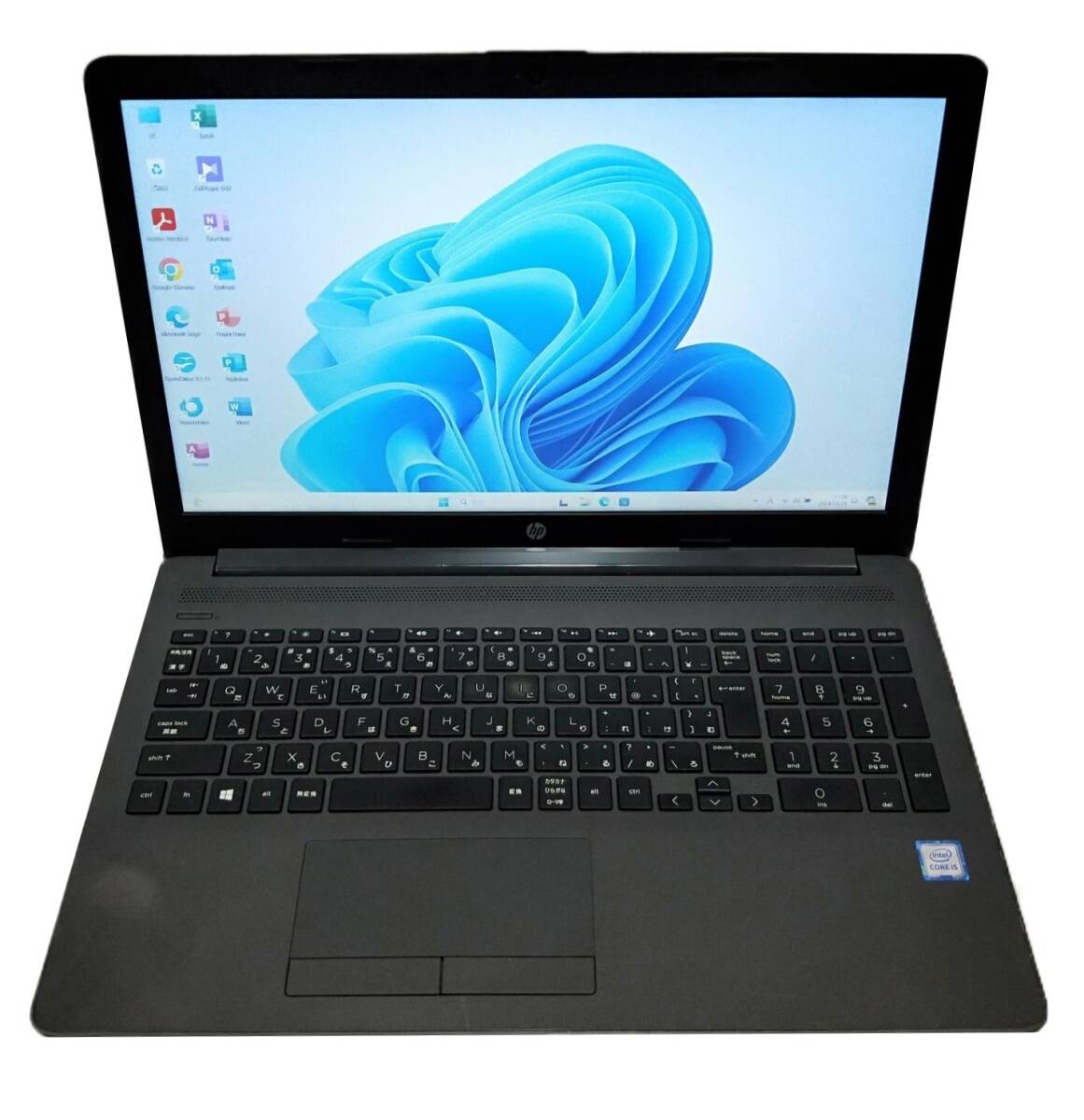 ★【驚速 HP 250 G7 i5-8265U 1.6GHz x8+8GB+SSD128GB+HDD500GB 15.6インチワイドノートPC】Win11+Office2021/WEDカメラ■E032928の画像1