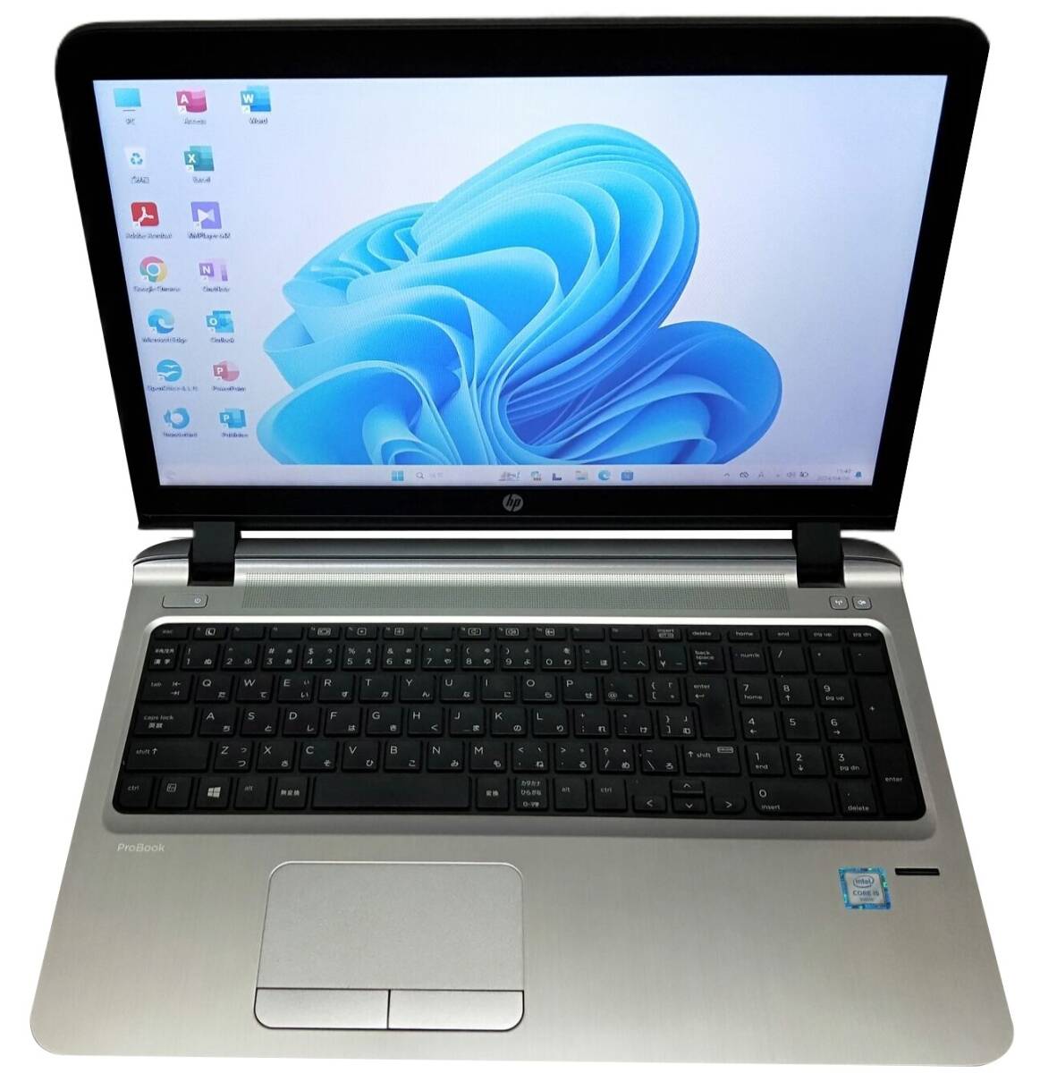 ★【驚速 HP Probook 450 G3 i5-6200U 2.3GHz x4+8GB+SSD128GB+HDD500GB 15.6インチワイドノートPC】Win11+Office2021/WEBカメラ■E040608_画像1