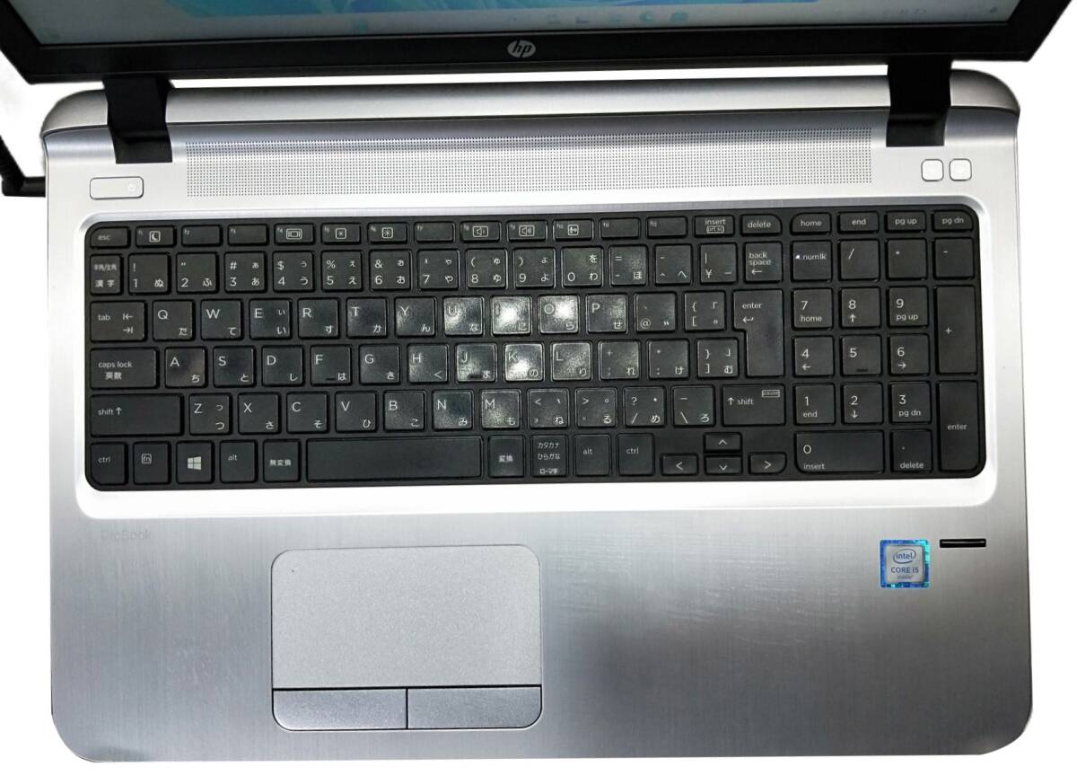 ★【驚速 HP Probook 450 G3 i5-6200U 2.3GHz x4+8GB+SSD128GB+HDD320GB 15.6インチワイドノートPC】Win11+Office2021/WEBカメラ■E040611の画像2