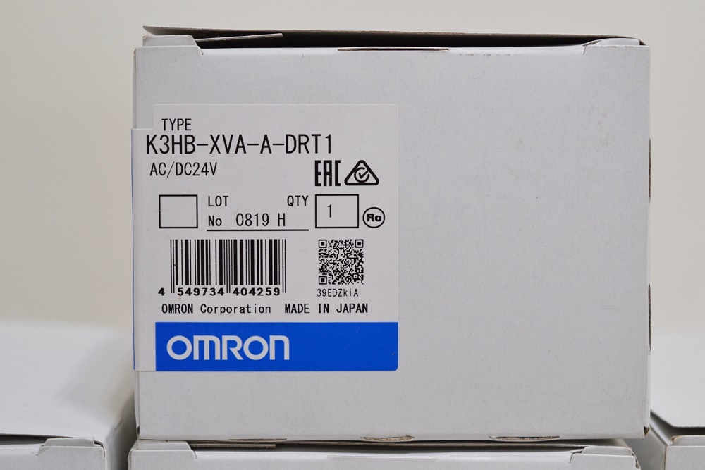 未使用 オムロン 電圧・電流パネルメータ K3HB-XVA-A-DRT1 ×7個セット_画像2