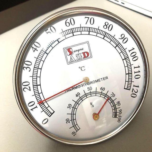温度計 湿度計 温湿度計 アナログ サウナ リビング 温度管理 健康管理の画像5