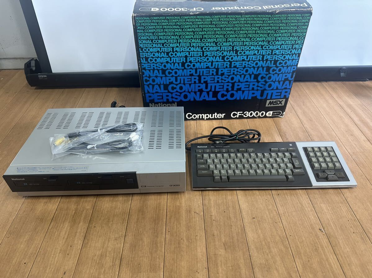 National ナショナル MSX パーソナルコンピューター キングコング CF-3000 通電ジャンク品_画像1