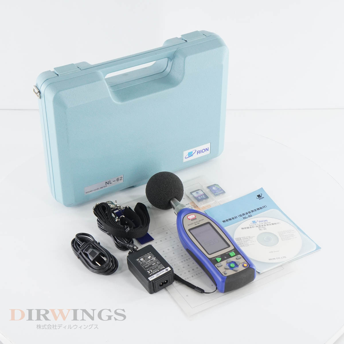 [DW] 8日保証 2024年8月次期校正 NL-62 RION UC-59L NH-26 NX-62RT リオン SOUND LEVEL METER 精密騒音計 サウンドレベルメ...[05885-0024]_画像1