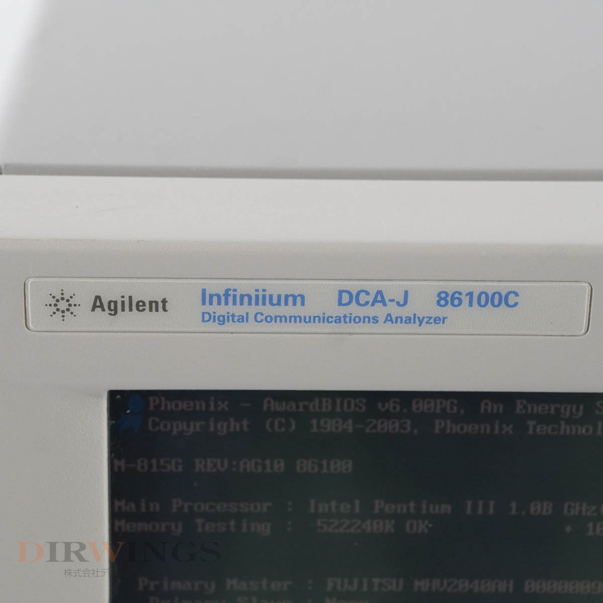 [JB] 保証なし DCA-J 86100C infiniium Agilent Digital Communications Analyzer Oscilloscope OPT 001 092 hp Keysight...[05791-1105]の画像4