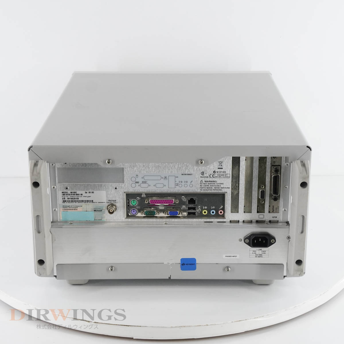 [JB] 保証なし DCA-J 86100C infiniium Agilent Digital Communications Analyzer Oscilloscope OPT 001 092 hp Keysight...[05791-1105]の画像9