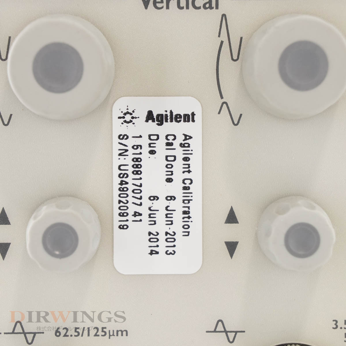 [DW] 8日保証 86105C Agilent OPT 200 750-1650nm CFG014 アジレント hp Keysight Optical/Electrical Sampling Module 光/...[05791-1432]の画像5