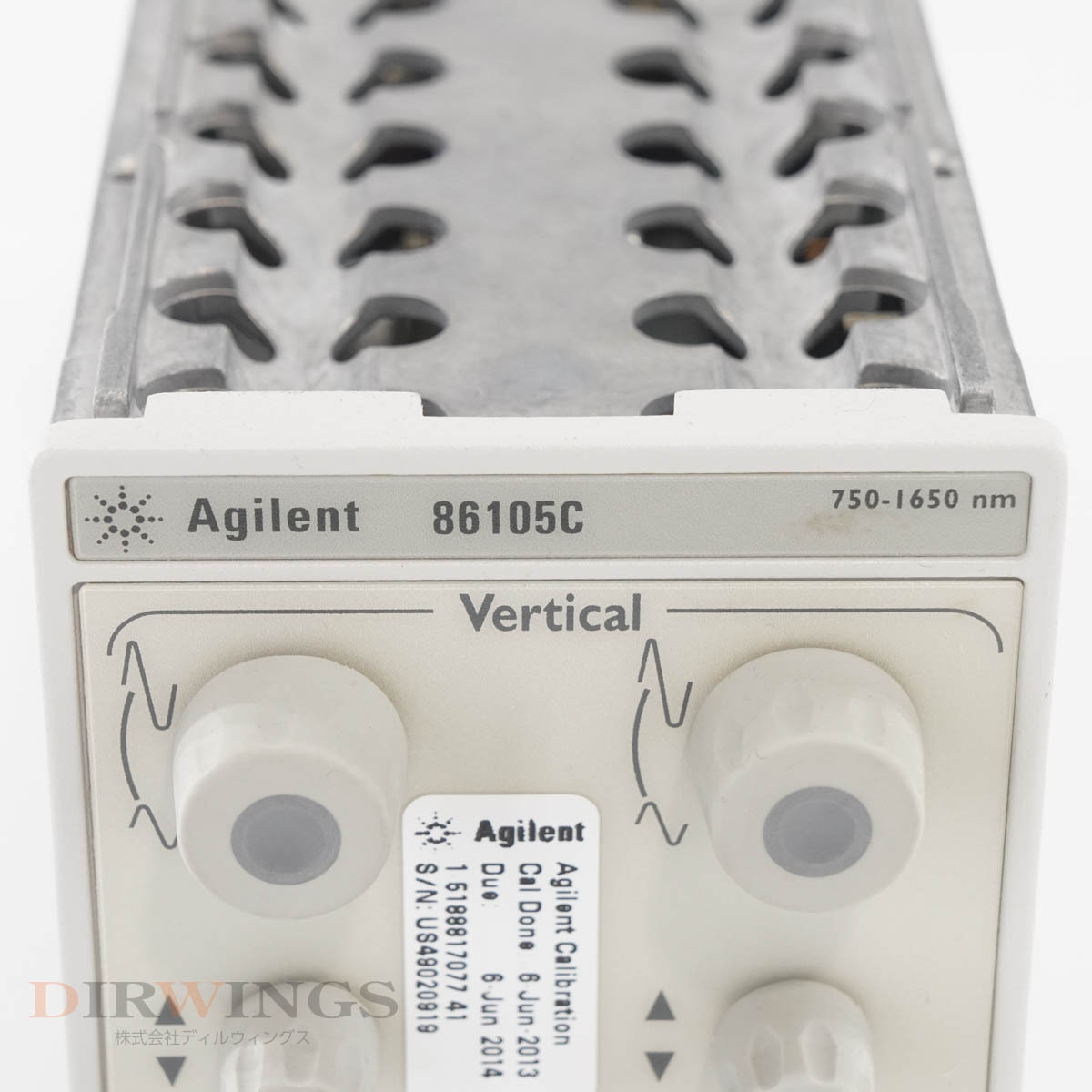 [DW] 8日保証 86105C Agilent OPT 200 750-1650nm CFG014 アジレント hp Keysight Optical/Electrical Sampling Module 光/...[05791-1432]の画像4